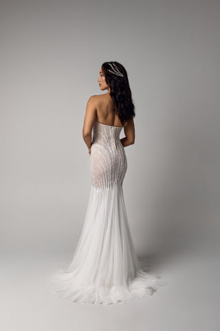 Mermaid Wedding Dress – Lace & Tulle Bridal Gown