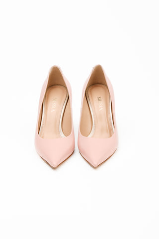 TEA ROSA LEATHER PUMPS WITH A POINTED TOE