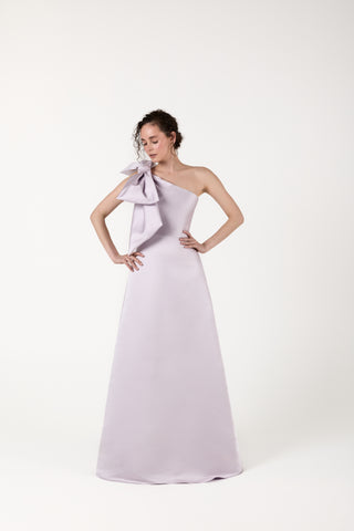 Lilac dress with a bow Drop 018